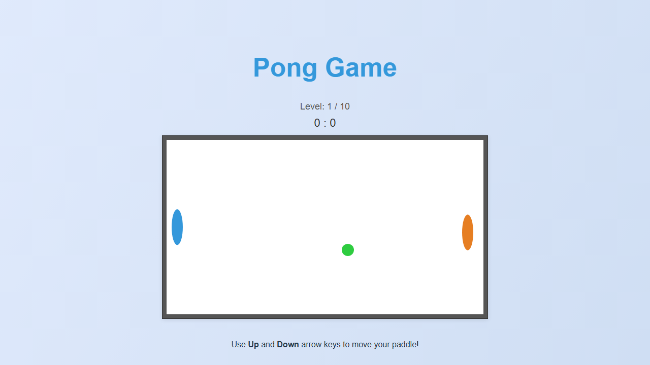 Pong Screenshot