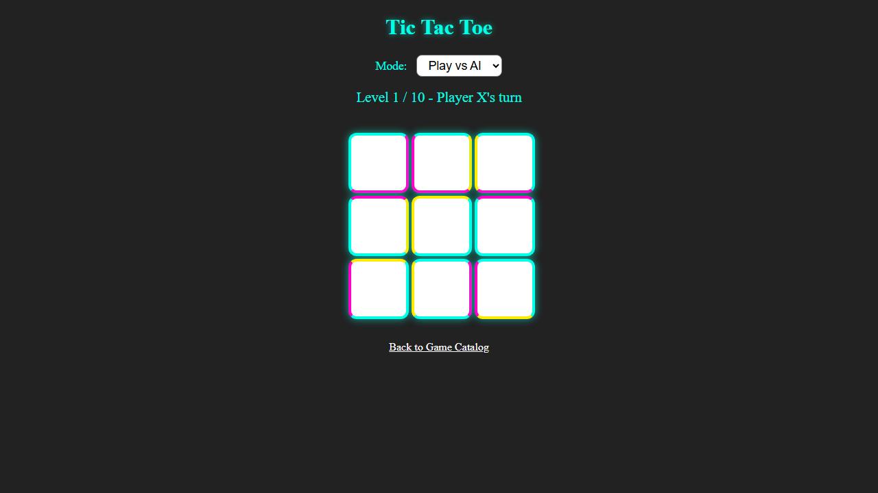 Tic Tac Toe Screenshot